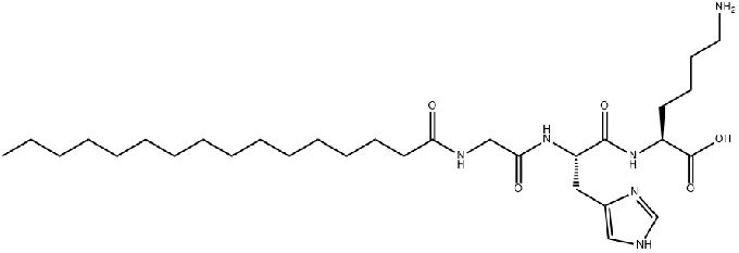 N-1 (структура 1-oxohexadecyl-glycyl-L-histidyl-L-Lysine