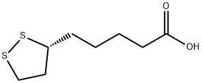 (R) - (+) - кисловочная структура 1,2-Dithiolane-3-pentanoic