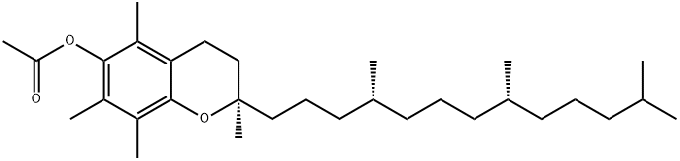 структура ацетата D-альфы-Tocopheryl