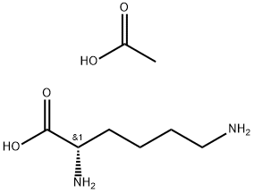 Структура monoacetate L-лизина