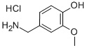 структура хлоргидрата 4-Hydroxy-3-benzylamine