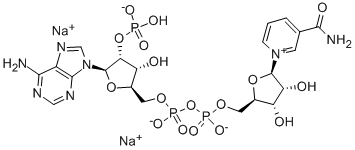 Структура двунатриевого соли нуклеотида Triphosphopyridine