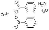 Структура двугидрата benzenesulfinate цинка