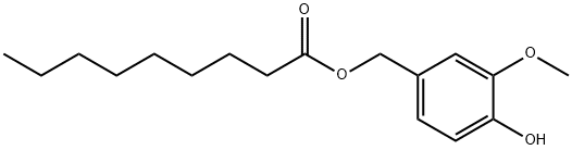 Структура Syntheticcapsiate (Vanillylnonanoate)