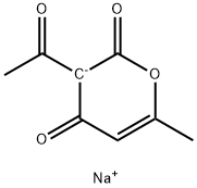 Структура dehydroacetate натрия