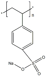 Поли структура (натрия-p-styrenesulfonate)