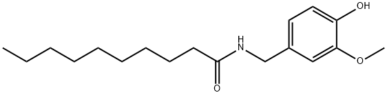 Структура N-VANILLYLDECANAMIDE