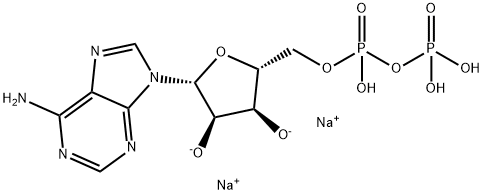 Структура двунатриевого соли Adenosine-5'-diphosphate