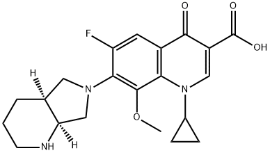 Структура Moxifloxacin