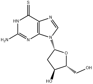Структура 6-THIO-2'-DEOXYGUANOSINE