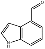 Структура Indole-4-carboxaldehyde