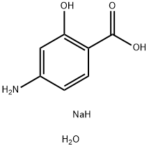 Структура двугидрата aminosalicylate натрия 4