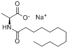 Структура N-dodecanoyl-L-alaninate натрия