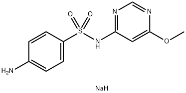 Структура натрия Sulfamonomethoxine