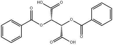 (+) - Dibenzoyl-D-виннокаменнокислая кисловочная структура