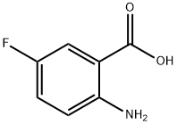 кисловочная структура 2-Amino-5-fluorobenzoic
