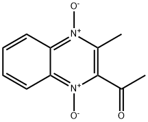 Структура 2-ACETYL-3-METHYLQUINOXALINEDIIUM-1,4-DIOLATE